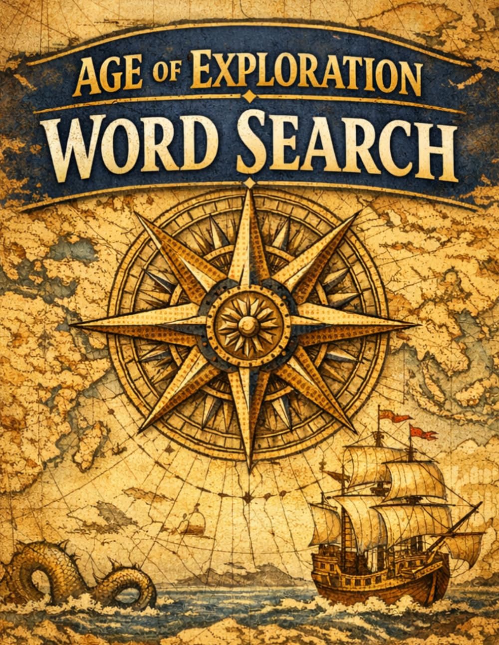 Age of Exploration Word Search Puzzle Book for Teens & Adults: 100 Challenging Puzzles with Fun Facts About Famous Explorers, Voyages & Discoveries (History for Everyone)
