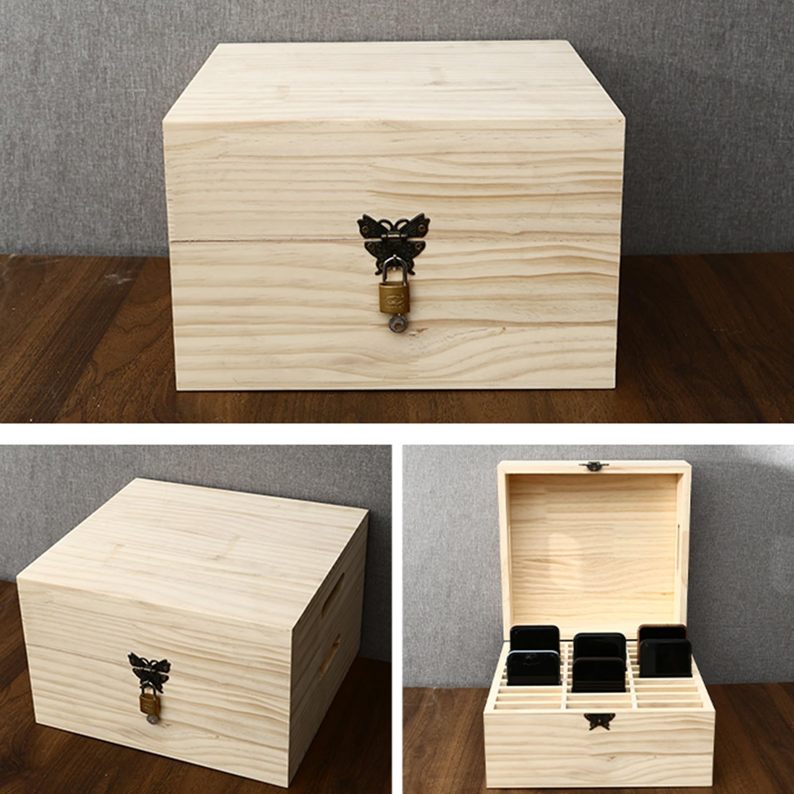 Sichere Schlossbox mit Ladeanschluss und Schlüsselschloss für Klassenzimmer und Bürogeräte