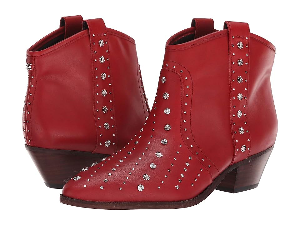 

Sam Edelman Brian (Deep Red Sequins Bally Leather) Women's Shoes