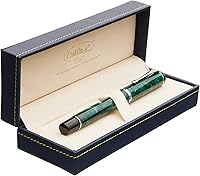 Vista 20 de Conklin Duragraph - Pluma estilográfica Forest Green - Punta redonda, elegante herramienta de escritura para caligrafía y firmas Verde bosque