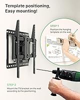 Vista 8 de USX MOUNT Soporte de pared para TV de movimiento completo para televisores grandes de 42 a 97 pulgadas hasta 150 libras, soporte de TV de montaje