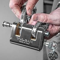Vista 6 de VULCAN Kit de Cadena de Seguridad y Cerradura - Premium Endurecida al Caso - 3/8 Pulgadas x 3 Pies (+/-2 Pulgadas) - La Cadena No Puede Ser Cortada