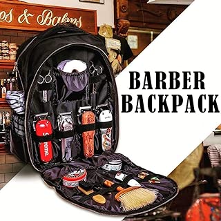 Portable Barber Backpack Makeup Tool Bag Multifunction Travel Backpack Cosmetic Organizer Box Waterproof Storage Bag - coolthings.us