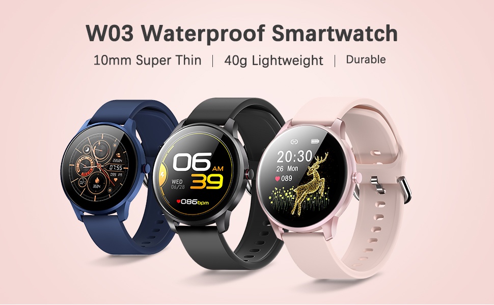 CUBOT W03 Smartwatch for Women