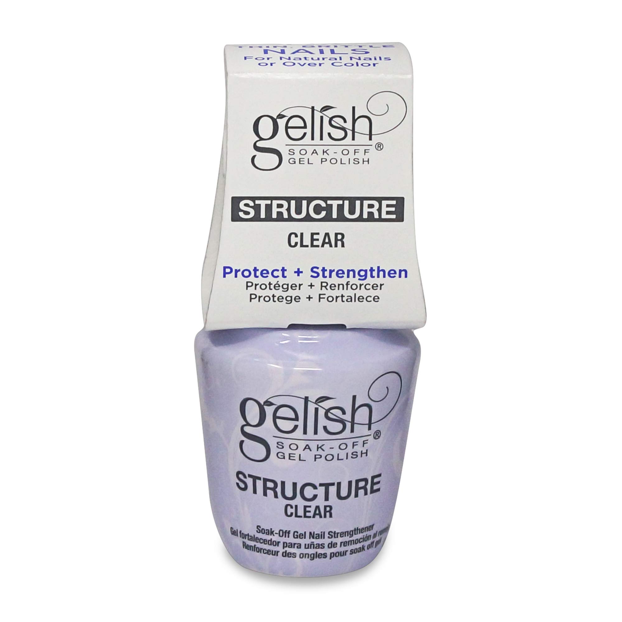 Gelish Soak Off Gel Polish Structure Nail Strengthener Clear 15ml