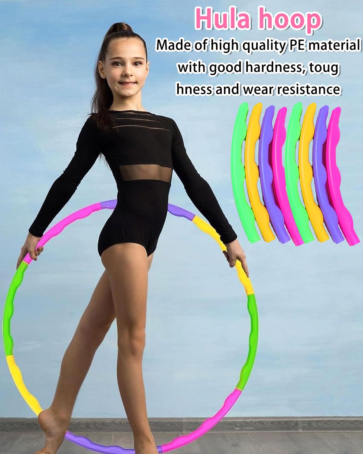 Hula Hoop Rimovibile Per Bambini - Cerchio Fitness 60cm - Foto 9