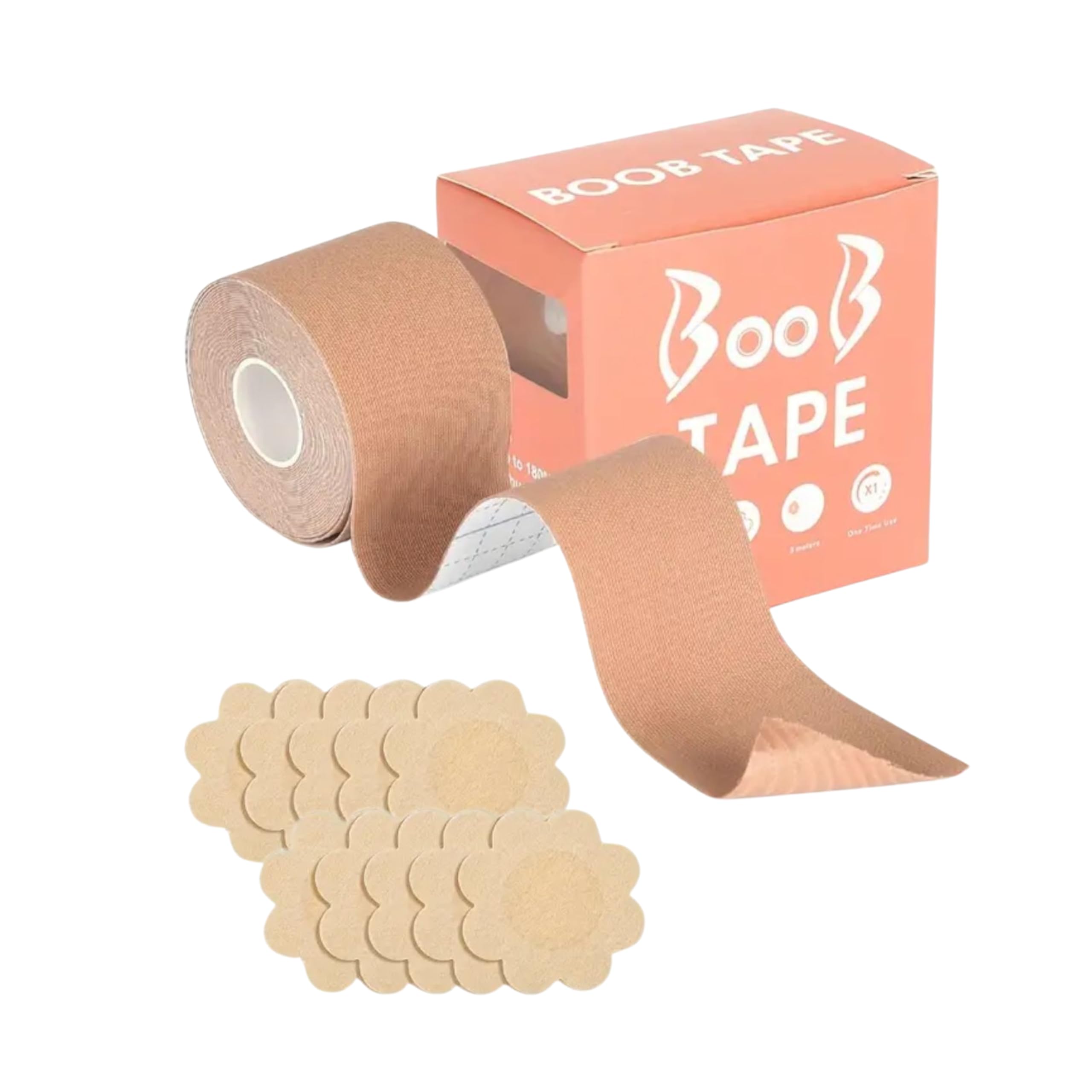 sizi Breast Shaper & Lifter Boob Tape with 10 Nipple Pasties for Women Push Up & Lifting Breast Tape Breast Lift Bra Tape for Breast.-picture-3