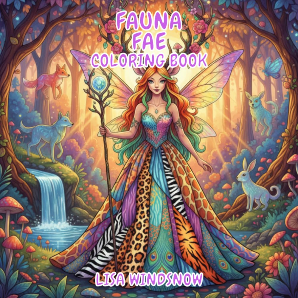 FAUNA FAE: COLORING BOOK (MYTHIC FANTASY)