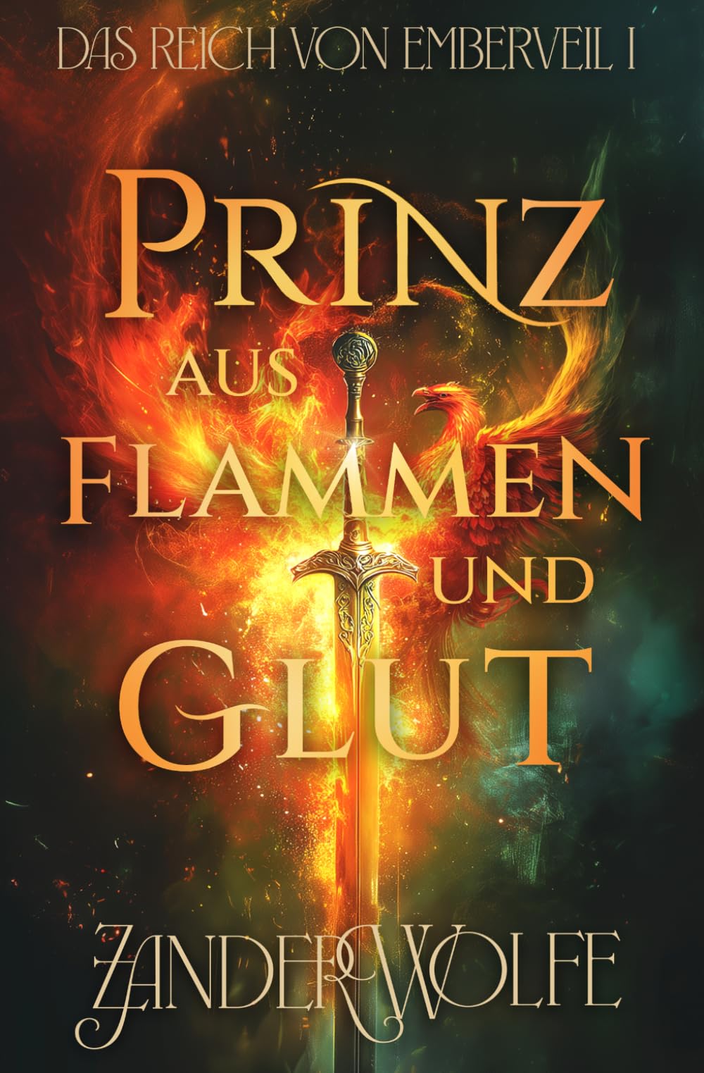 Prinz aus Flammen und Glut: Eine Drachenreiter-Romance (Das Reich von Emberveil)