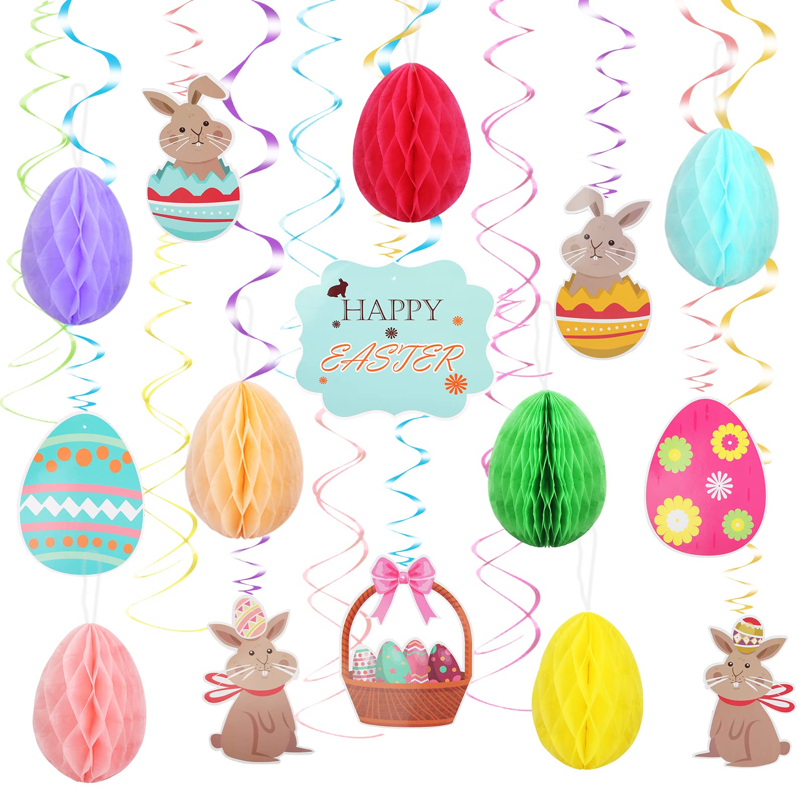 Decorazioni Pasqua Coniglio Acrilico - Ciondoli Appendibili Per Festa - Foto 6