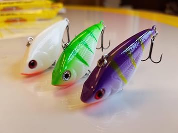 Northland Fishing Tackle Rippin' Shad Lipless Crankbait - Freshwater Fishing Oure for Bass, Walleye, Trout, Crappie, The Perfect Bait in Nay Kit, Assorted Sizes & Colors