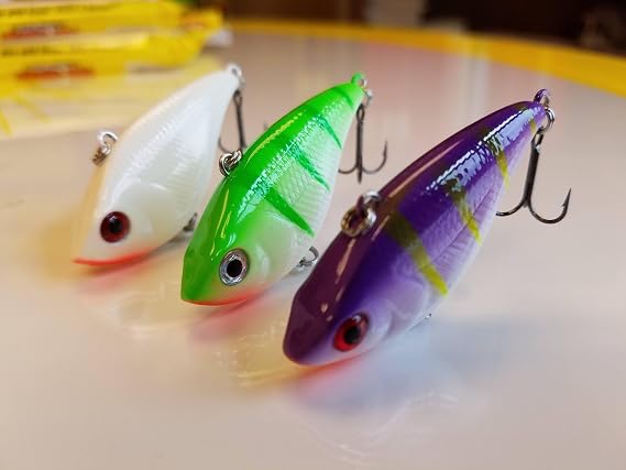 Northland Fishing Tackle Rippin' Shad Lipless Crankbait - Freshwater Fishing Oure for Bass, Walleye, Trout, Crappie, The Perfect Bait in Nay Kit, Assorted Sizes & Colors