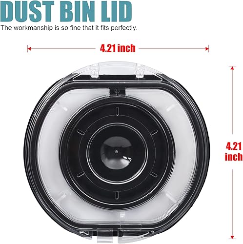 Miniatura 2 de Repuesto de tapa de depósito de polvo compatible con aspiradora Dyson V6 DC58 DC59 DC62 DC72 DC74, piezas de repuesto para cubierta de cubo de polvo