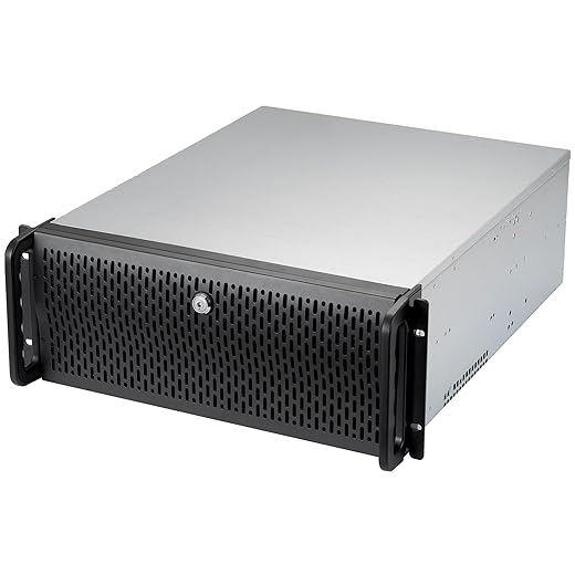 Rosewill 4U Server Chassis Sudokoo Edition with 2 Sudokoo SK120 PWM High-Airflow Fans | 2 Rear 80mm Fans | 8 x 3.5 HDD Bays, 3 x 5.25 Bays | ATX, CEB Compatible | 2 x USB 3.0 | Front Panel Lock