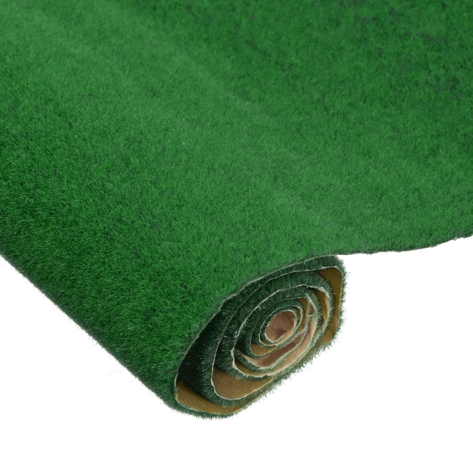 Muiltvoe Artificial Model Grass Mat 19.7" x 39" Light Green Small Realistic Fake Turf for Garden Lawn Decoration Model