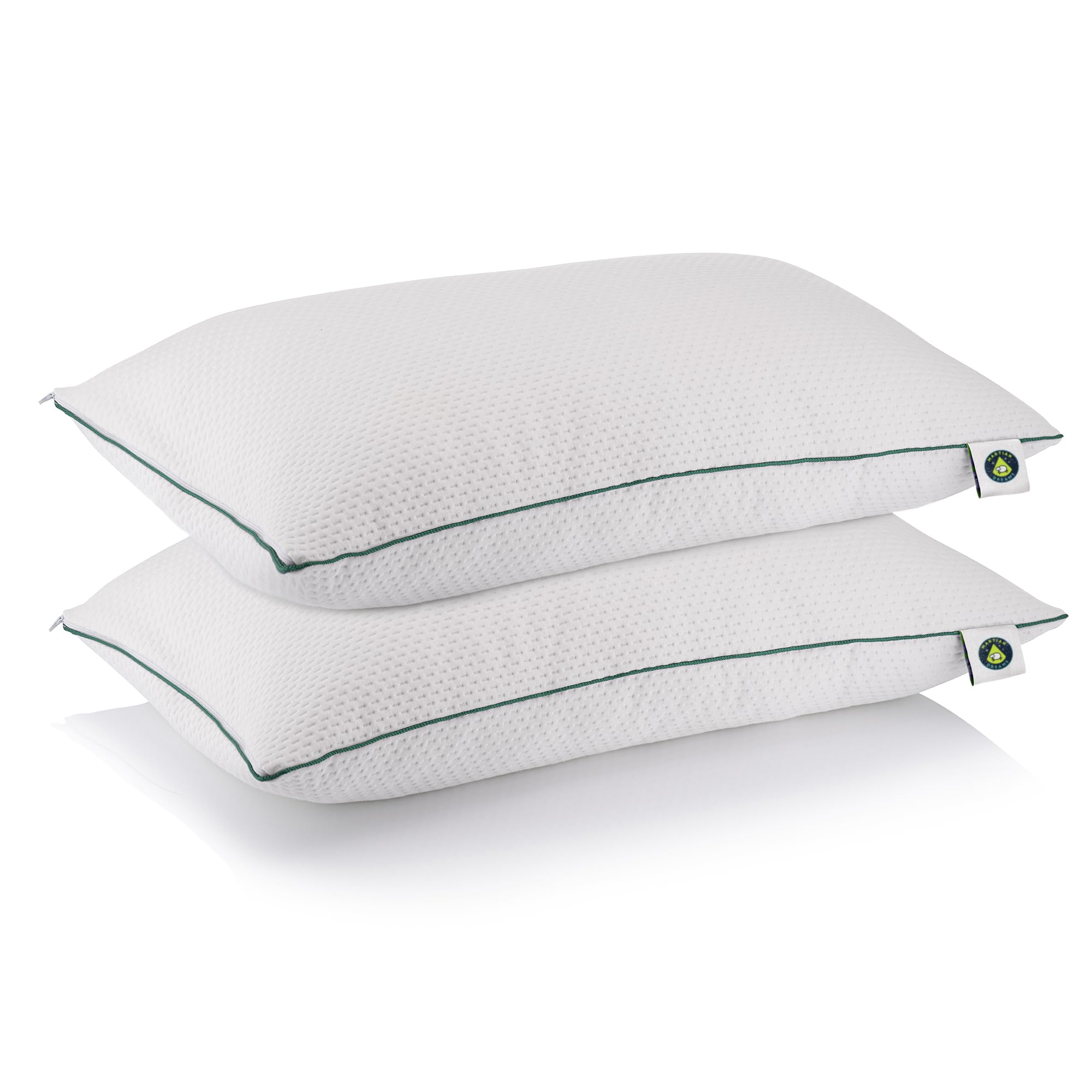 Martian Made Velistra Luxury Hotel Pillows, Adjustable Ultra Soft Microfibre Fill, Hypoallergenic, 2 Pack, Super King Size (50x90cm) - Martian Dreams Collection