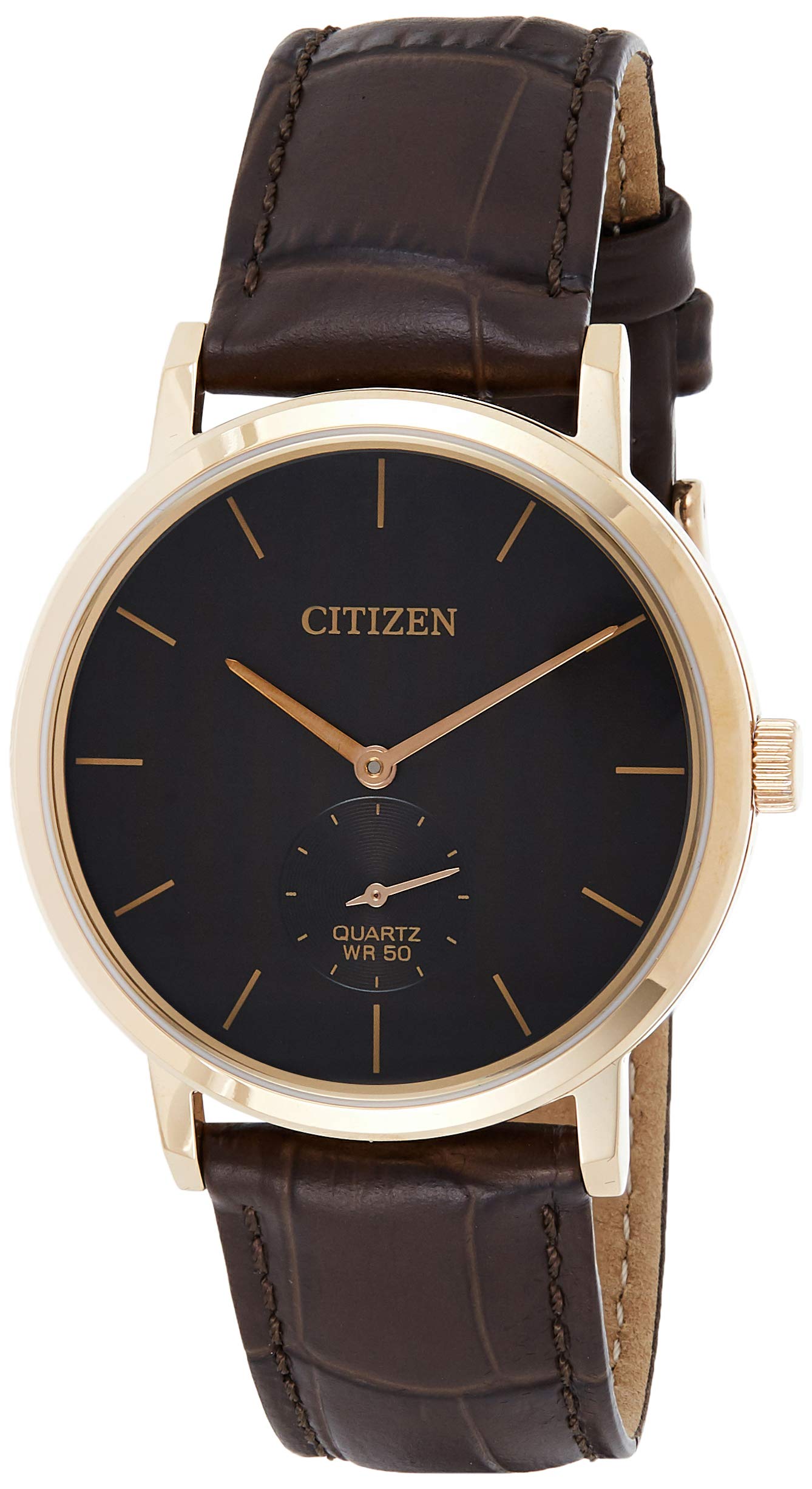 Citizen Leather Analog Brown Dial Men Watch - Be9173-07X, Brown Band (B076BQFJBZ) Amazon Price History, Amazon Price Tracker