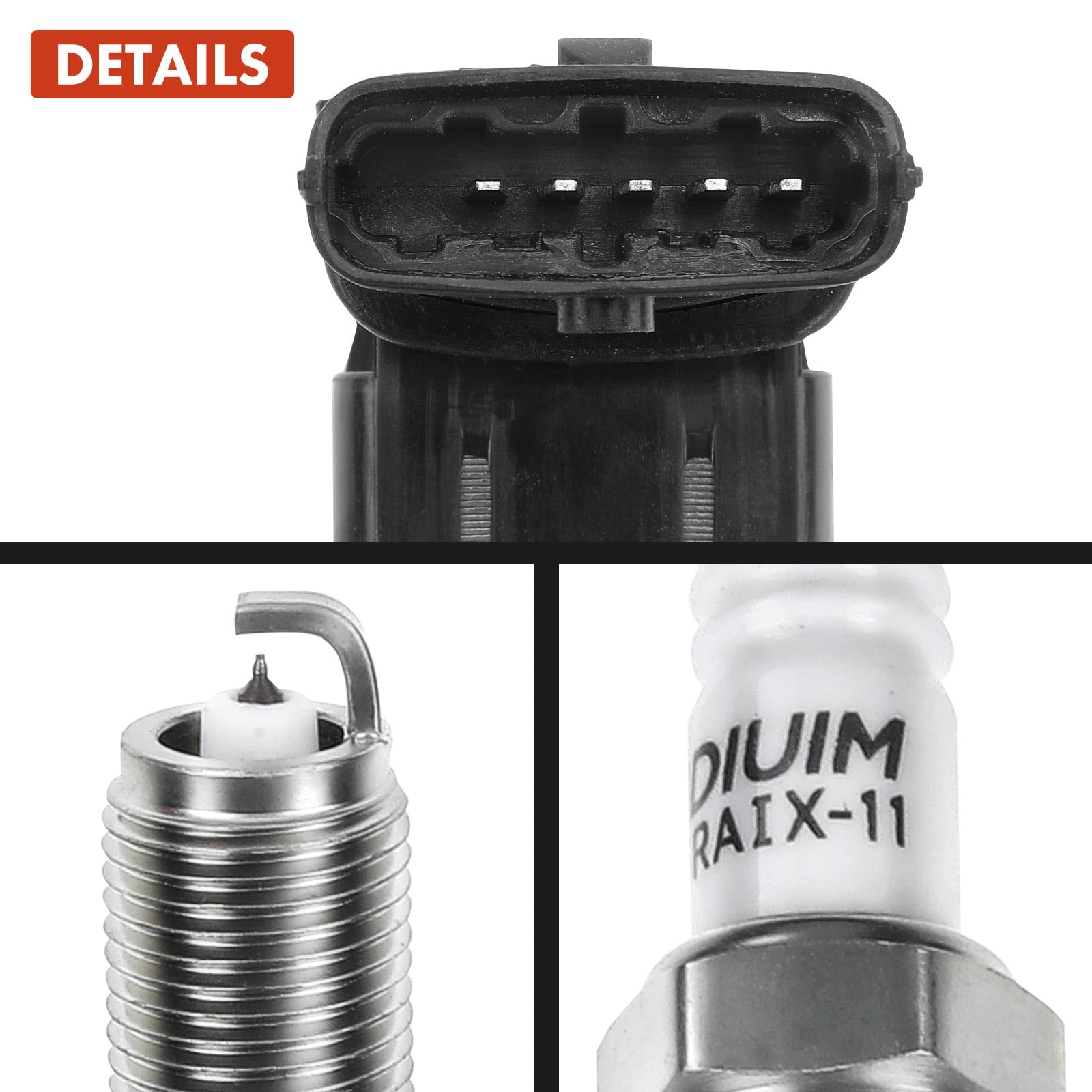 Frankberg 1 bobina di accensione + 3 candele 1208306 | Compatibile con: Agila (A) H00, Corsa B S93, Corsa C X01, Corsa MK IB, Agila MK I H00, Corsa MK II (C) X01