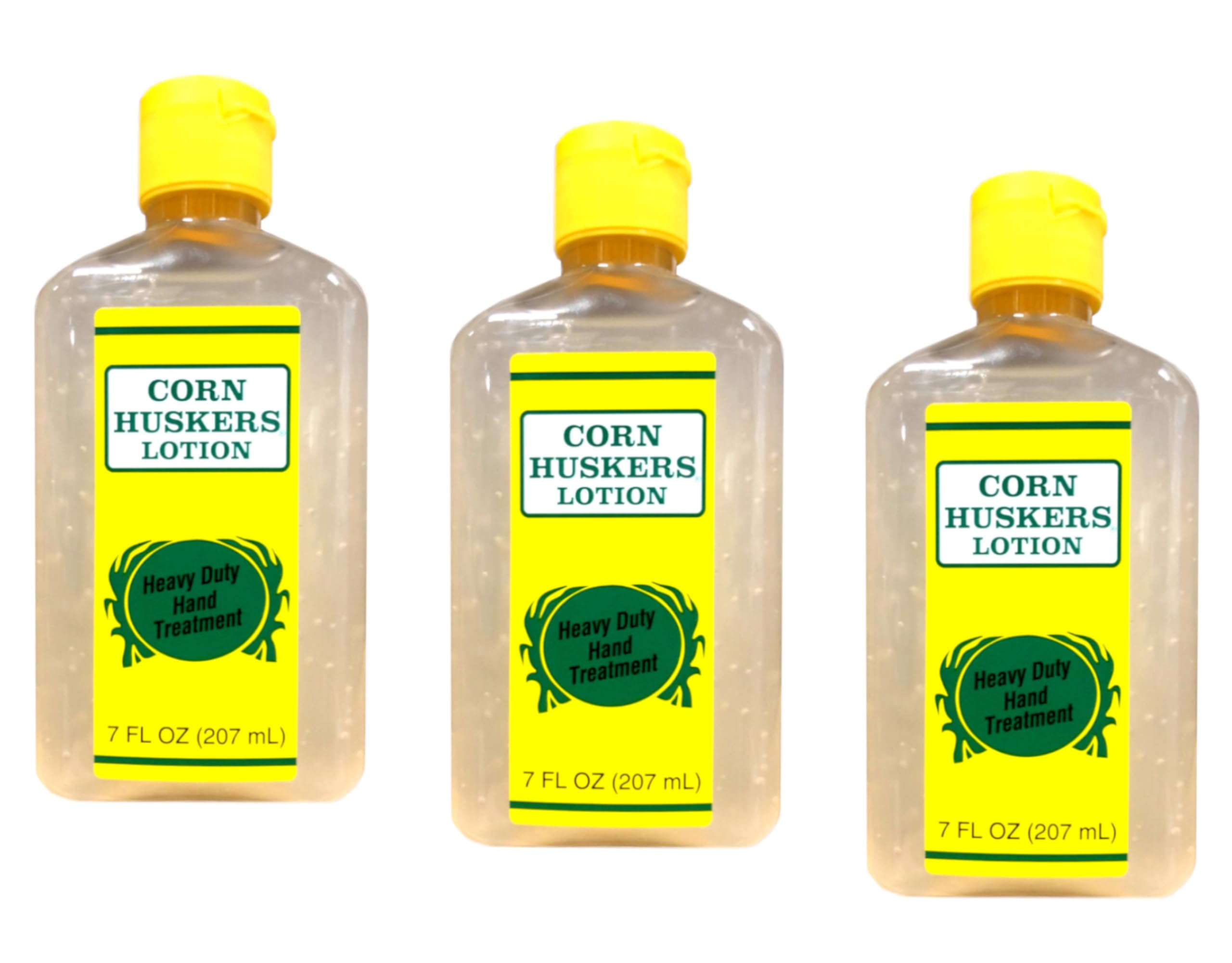 Corn Huskers Hand Lotion for Dry, Cracked Hands, Fast Absorbing, Non-Greasy Protective Barrier Cream, 7 Fluid Ounce - 3 Count