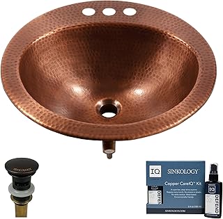 12 Bathroom Basin Ideas for Modern and Stylish Layouts 42 Sinkology Bell Copper 19