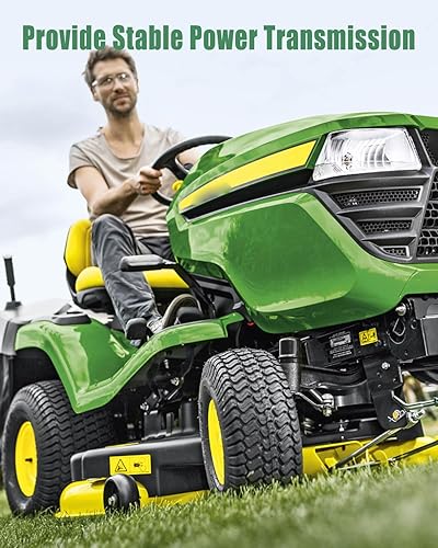 Miniatura 8 de Cinturón de cubierta para cortacésped John Deere 737 757 Ztrak Series, correa de transmisión de 58 x 115 pulgadas, reemplazo TCU16907 TCA15438,