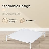 Vista 5 de STORAGE MANIAC Estante para Secar Suéteres, Estante de Secar Ropa de Malla, Estante de Secar Ropa de lavandería Apilable, Secador Plano
