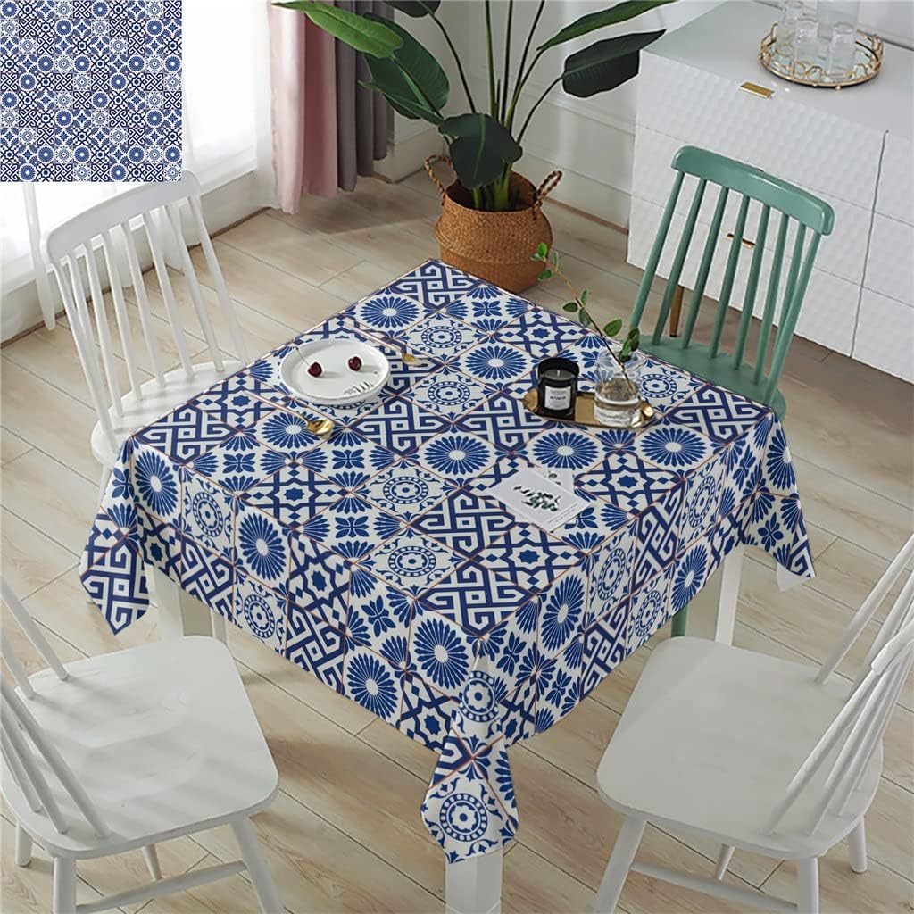 Pattern Decoration Table Covers Dining Coffee Waterproof Tablecloth Wedding Party Decor Tablecloth Picnic Blanket(153x259cm)