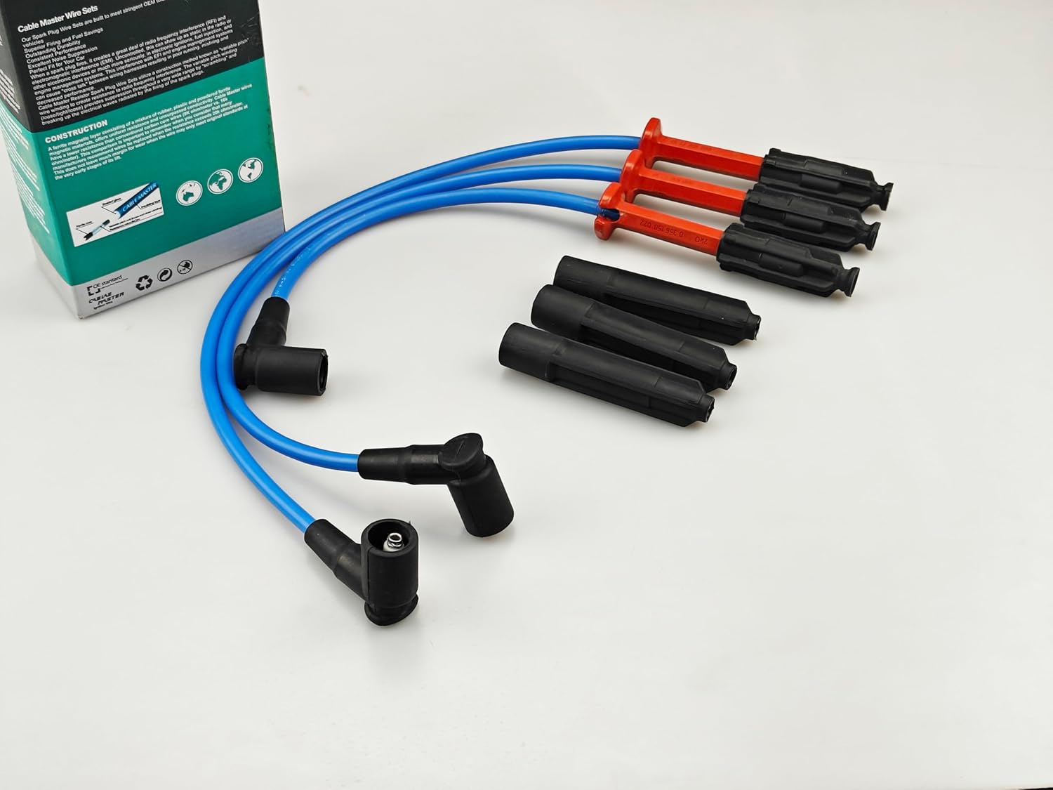 High Performance Spark Plug Wires Compatible with Mercedes-Benz C280 C36 E320 S320 SL320 Base AMG Base LWB SWB 2.8L 3.6L 3.2L 1996-1999