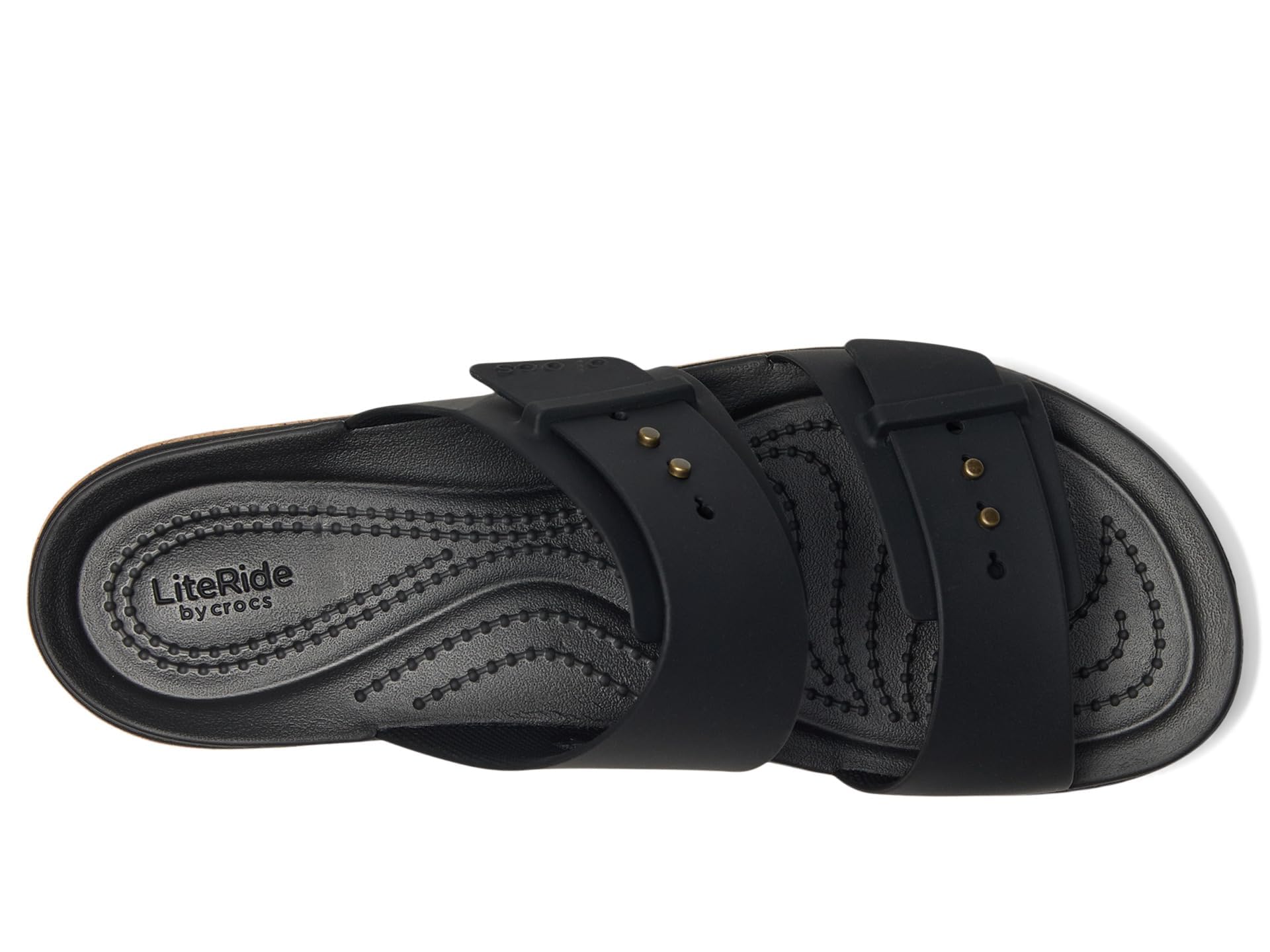 Crocs Brooklyn Cork Buckle, Sandalia Mujer