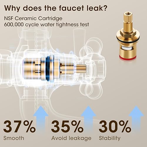 Miniatura 5 de Grifo de bañera de 3 a 9 pulgadas de centro, montaje en pared, grifo de bañera con ducha de mano, cromado, vintage, grifo llenador de bañera de