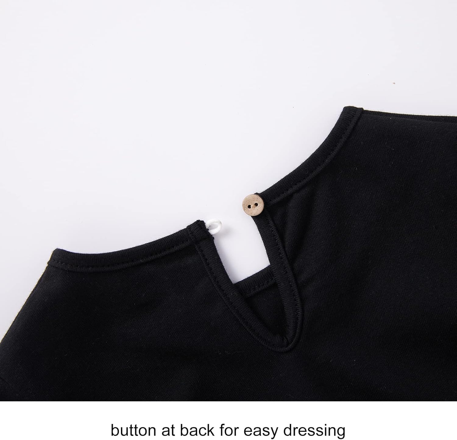 pureborn Baby Girl Dress Cotton Playwear Soild Color Dresses 0-6 Years - Image 6