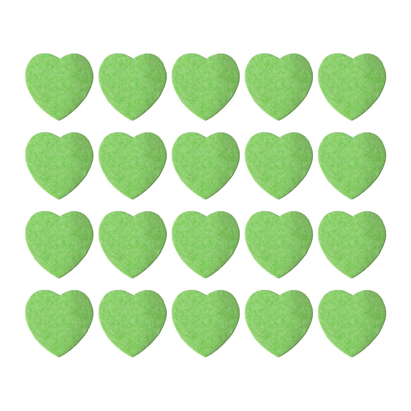 CALANDIS™ Facial Wash Puff Heart Shaped Soft for Makeup Removal Cleansing Skin Massage Green 20pcs | Sponges Applicators & Cotton | Makeup Tools & Accessories | Makeup-image-43