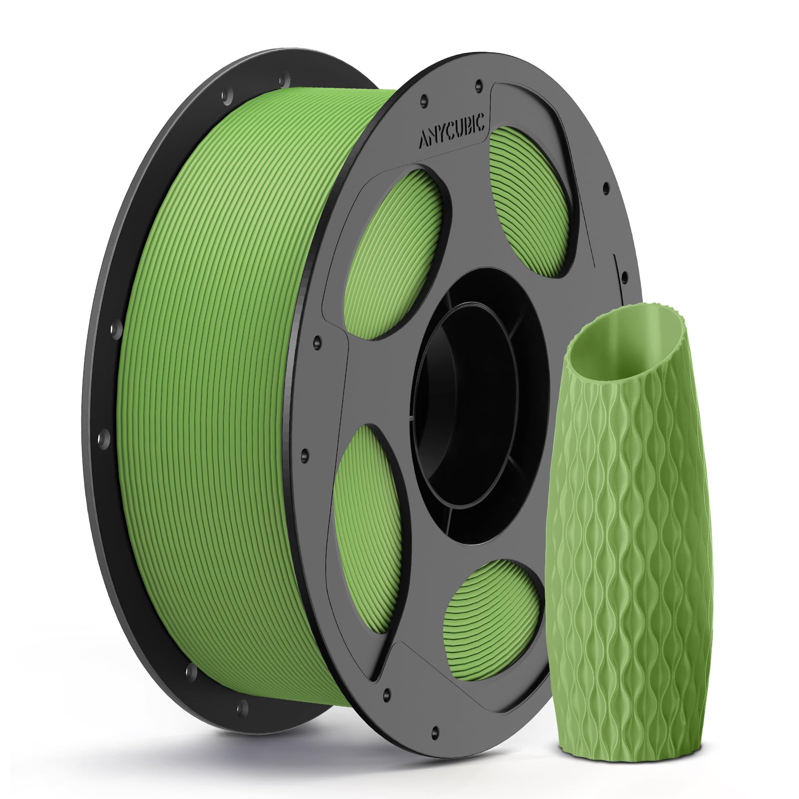 ANYCUBIC Filamento PLA 1,75 mm, Filamento PLA per Stampanti 3D Precisione Dimensionale +/- 0,02 mm, Identificazione Intelligente, 1KG Foglia Primavera
