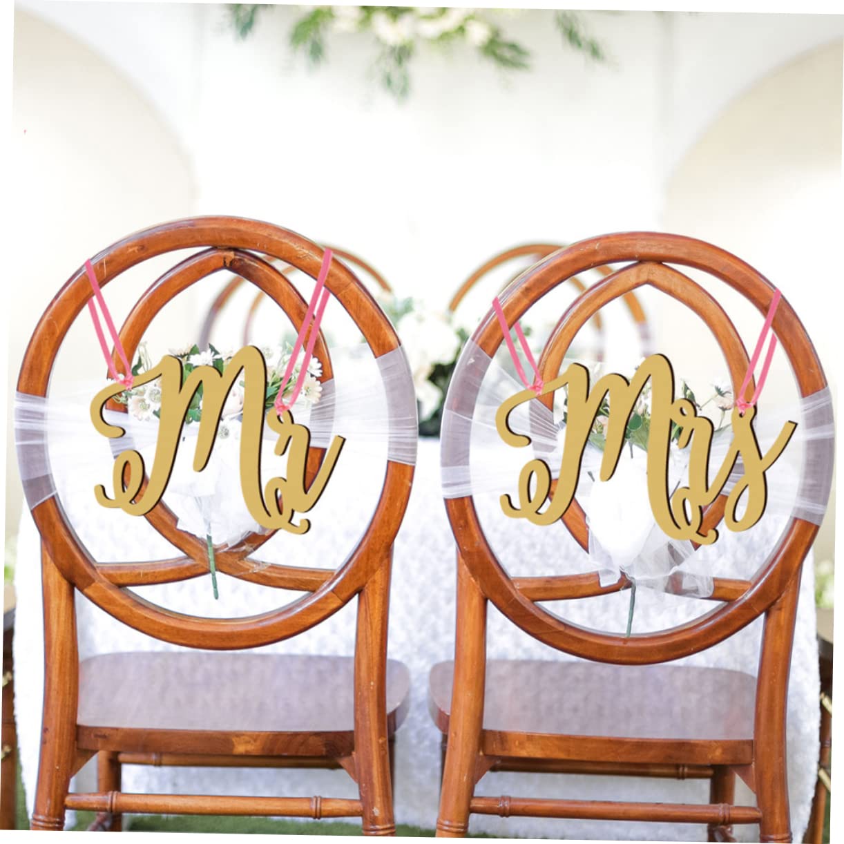 MAGICLULU 3 Set Di Eleganti Decorazioni Per Matrimoni Cartelli in Legno Ornamenti Appesi Per Decorazioni Per Matrimoni