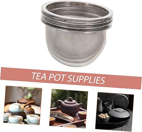 Miniatura 4 de Colador de malla 4 unids Tetera Colador Filtros de café Colador de té Premium Acero inoxidable Taza Taza Tetera de acero inoxidable