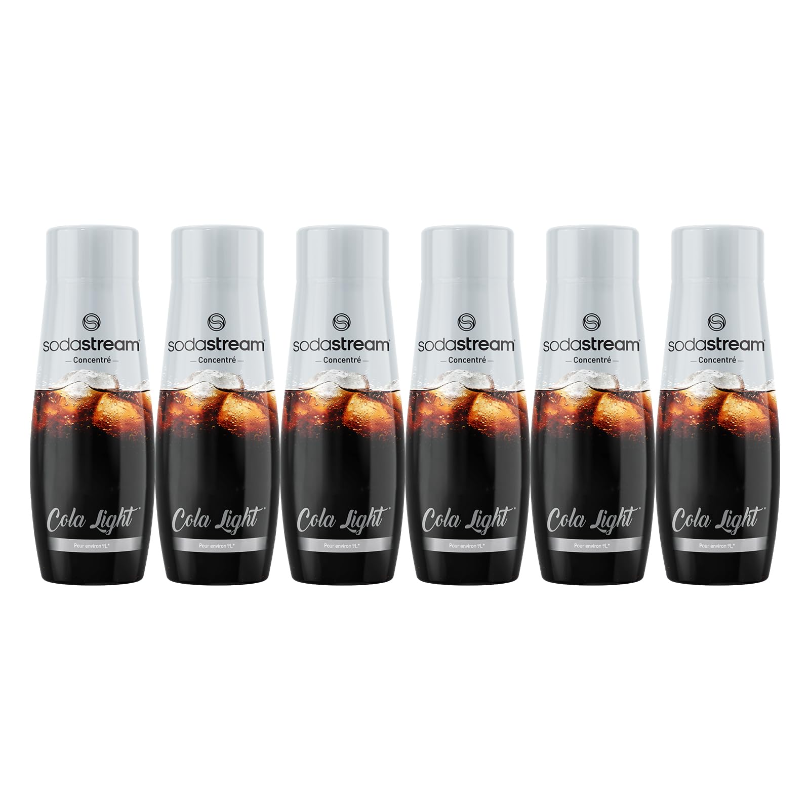 ConcentréS Sodastream - Lot De 6 ConcentréS Cola Light - Jusqu'a 54L De Boissons - 440 Ml-image