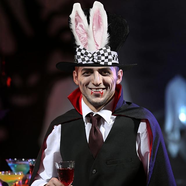 Foto 5 de 6 de FDGGT 1 Gorro con Orejas De Conejo Y 1 Par De Guantes, Artículos para Fiestas, Gorros Creativos para Fiestas
