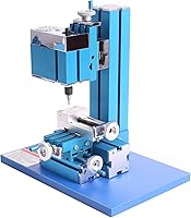 Vista 7 de Mini máquina universal de torno de metal motorizada herramienta de bricolaje para trabajar la madera de sobremesa para hobby ciencia, educación