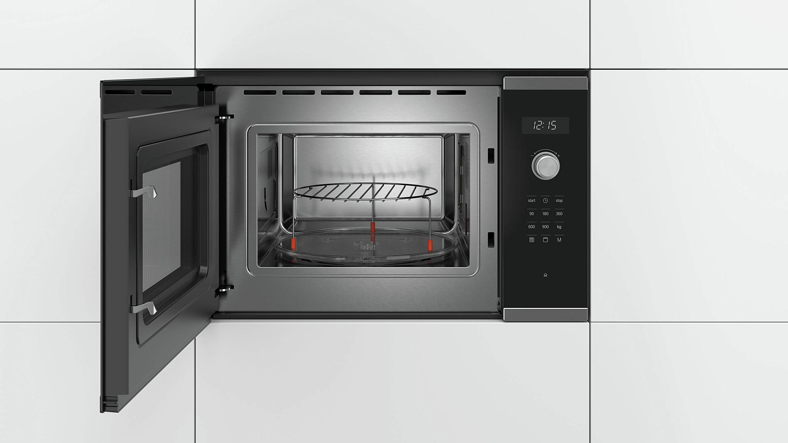Micro-ondes grill encastrable - BOSCH - BEL554MS0 - Inox - 25 L - 900 W - Grill 1200 W
