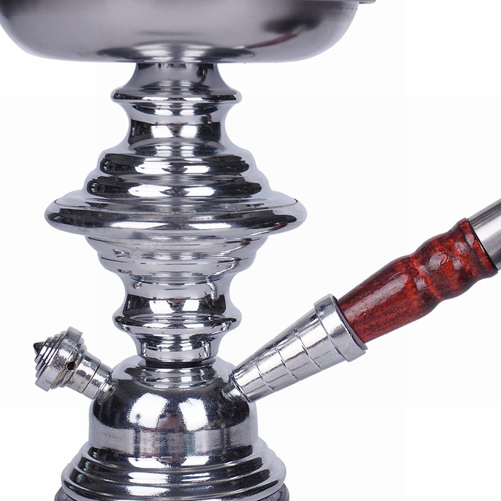 Juego De Shisha, Narguile De Cristal Moderno De Lujo Con Manguera De Narguile De Silicona Lavable, Pinzas De Carbón Con Estilo, Accesorios Para Narguile, Etc.