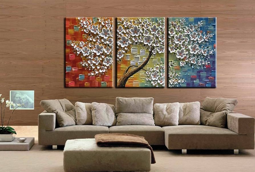 Amazon.co.jp: YaSheng Art - 28インチx20インチx3インチ 抽象