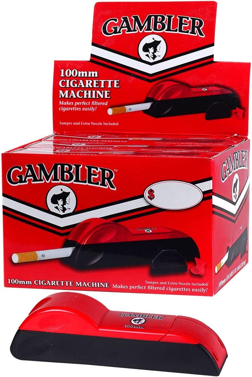 Gambler Cigarette Machine - 6ct Display - 2 Different Sizes (100mm)
