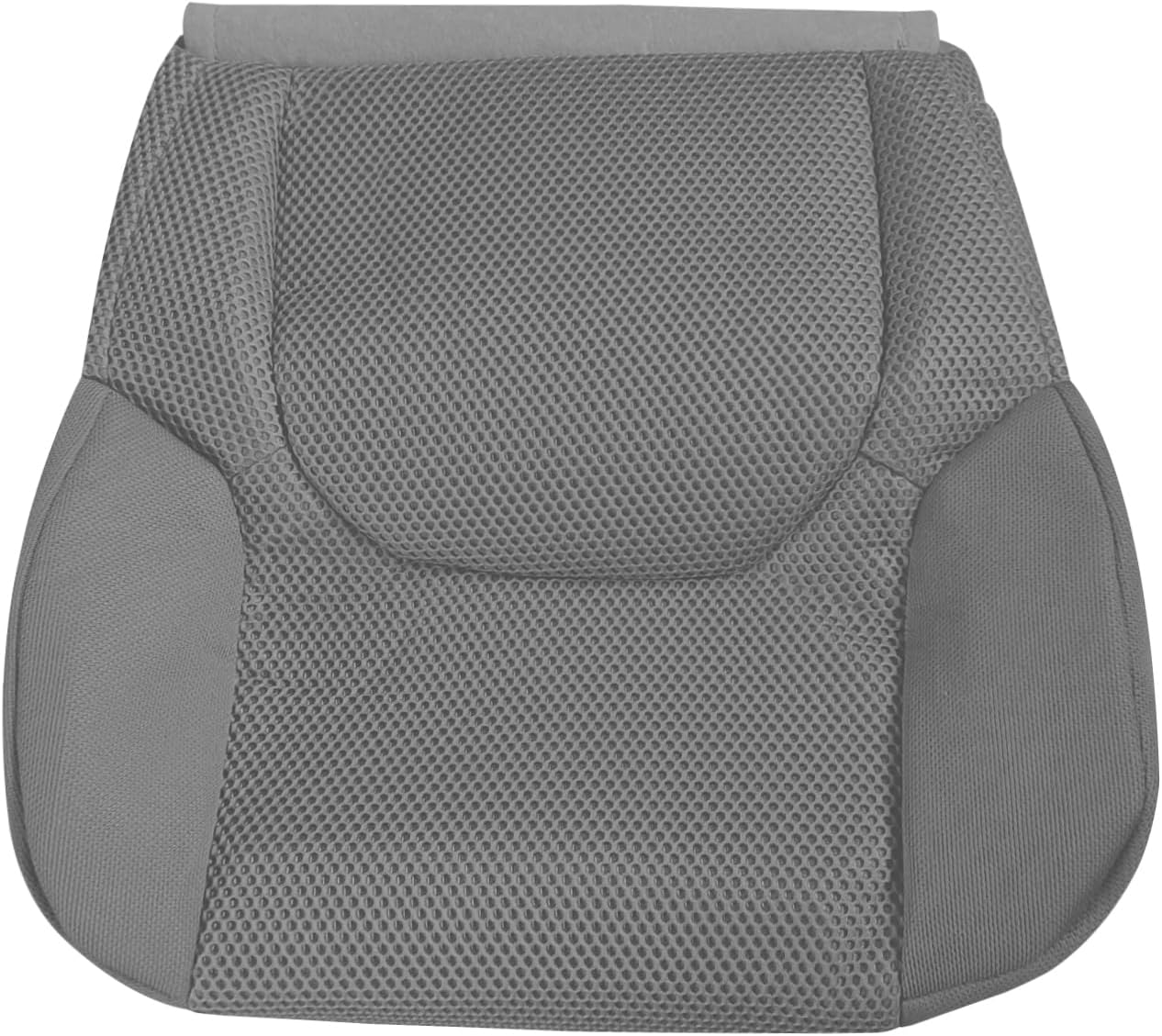 Left Front Driver Side Bottom Replacement Cloth Seat Cover Steel Gray Compatible with Nissan Frontier 2005 2006 2007 2008 2009 2010 2011 2012 2013 2014 2015 2016 2017 2018 2019