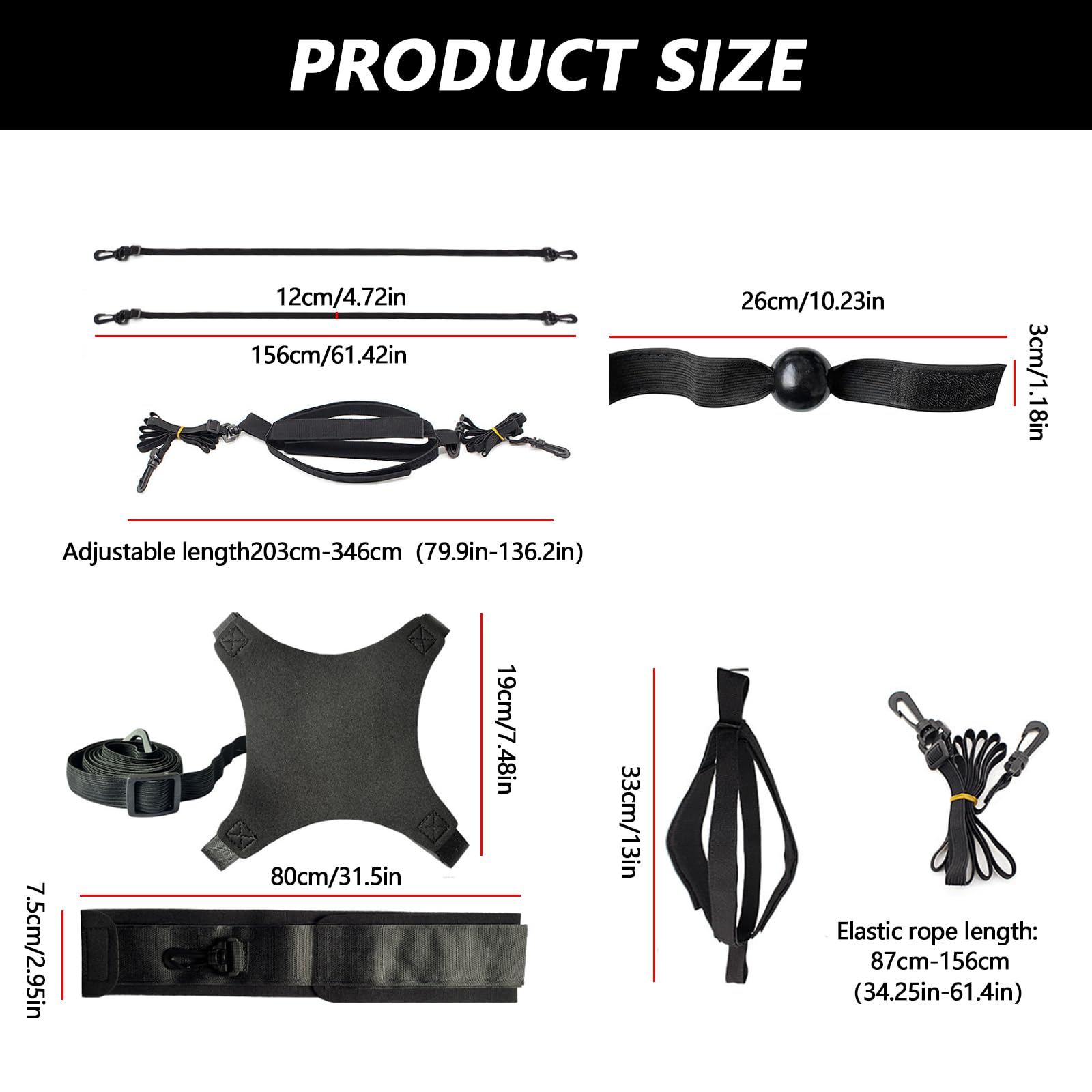 Youth Volleyball Training Resistance Band Kit For Agility And