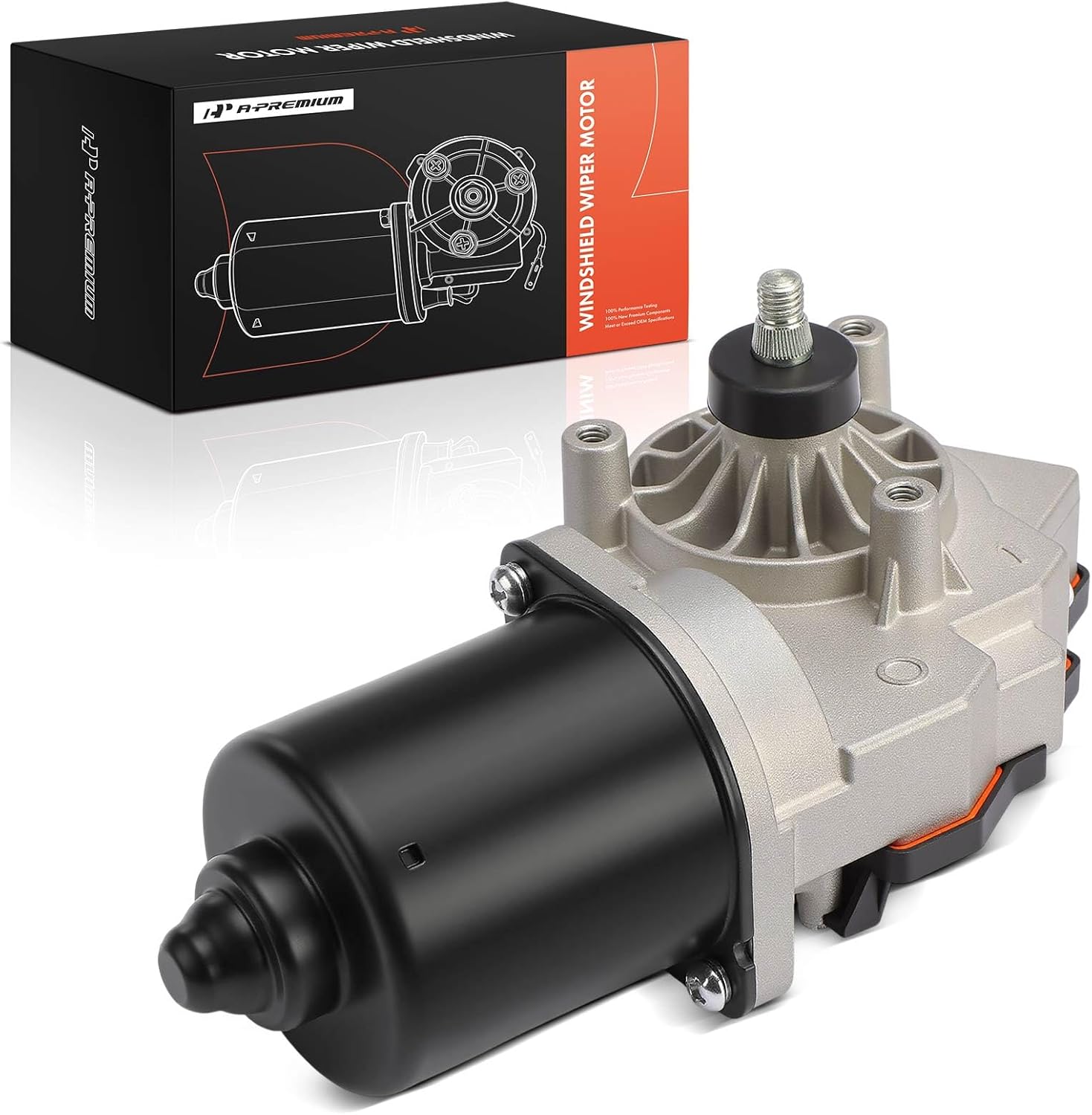A-Premium Front Windshield Wiper Motor Compatible with Toyota Camry, RAV4, Corolla & Jeep Grand Cherokee & Subaru Impreza & Chevrolet Camaro & Mitsubishi Outlander & Lexus GS350 & Mazda CX7 & Scion xD