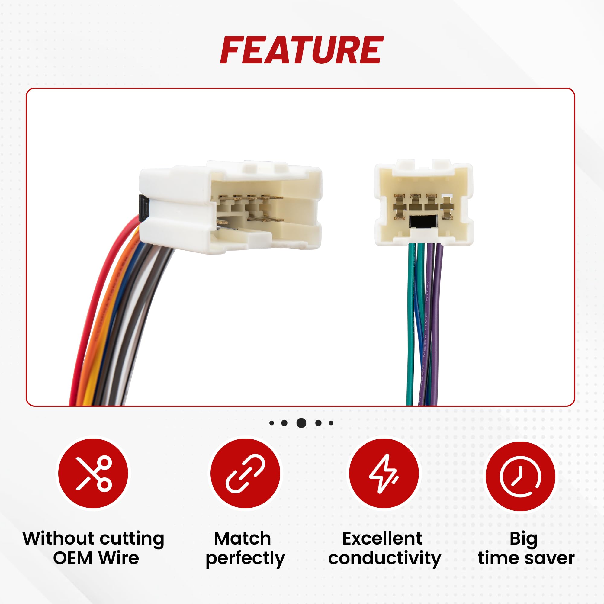 Amazon.com: RED WOLF Radio Wiring Harness w/Antenna Adapter