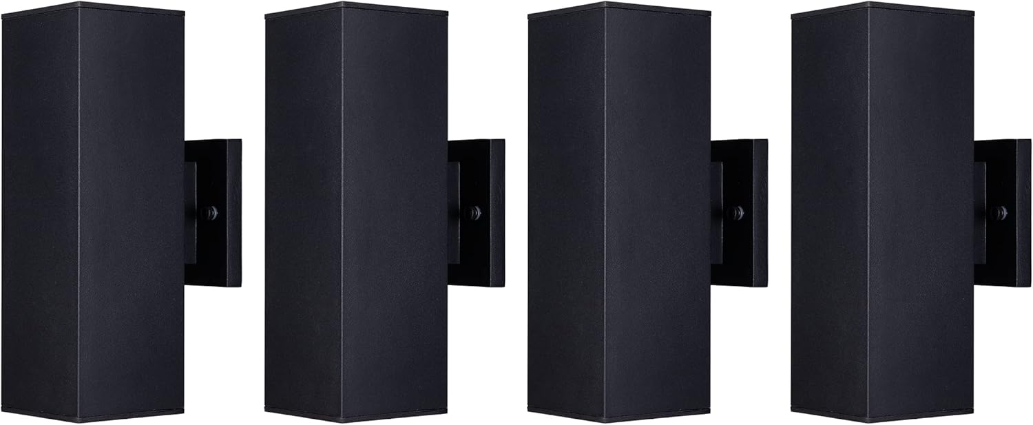 mirrea Modern Outdoor Porch Light Patio Light in 2 Lights with Aluminum