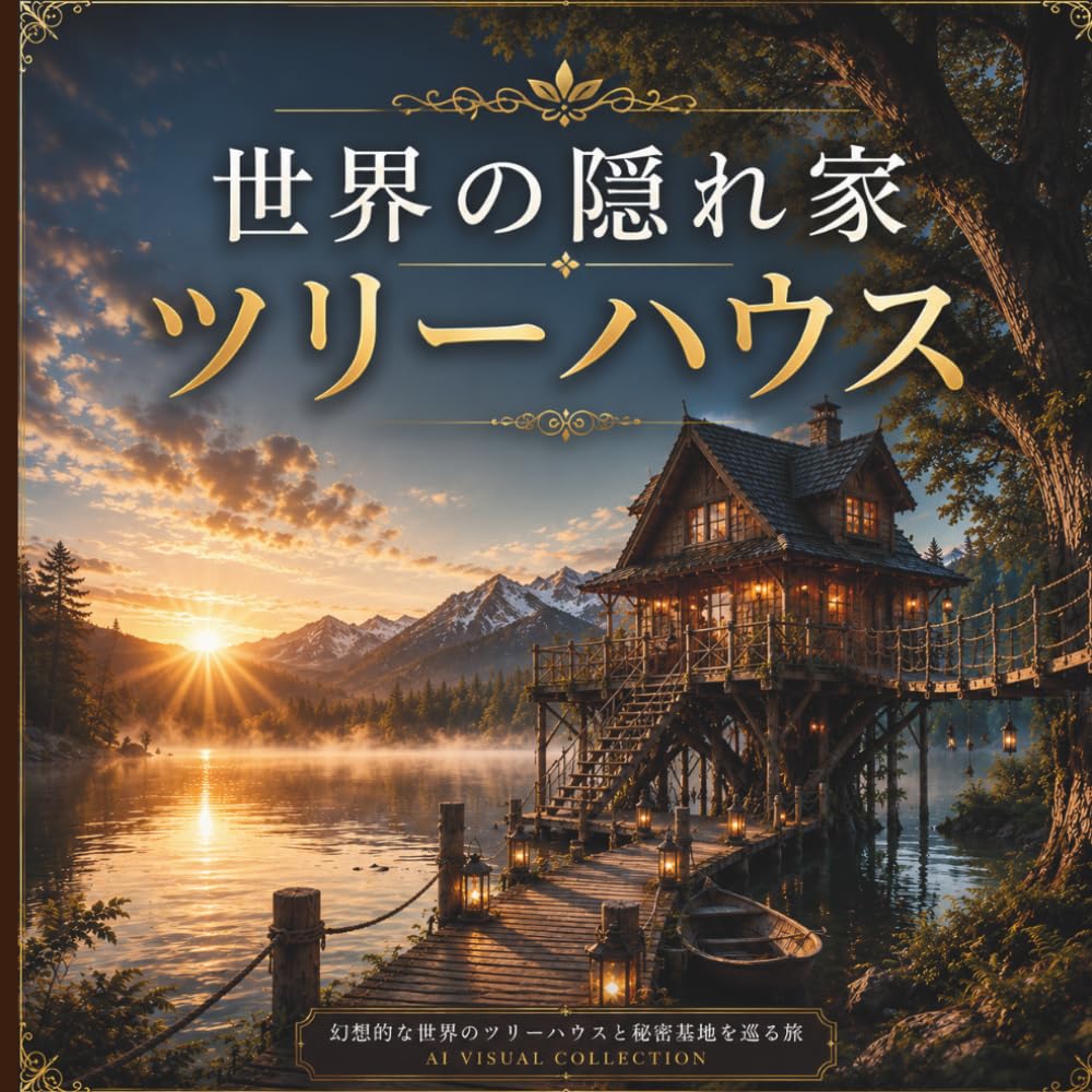 世界の隠れ家ツリーハウス: 幻想AIヴィジュアルコレクション
