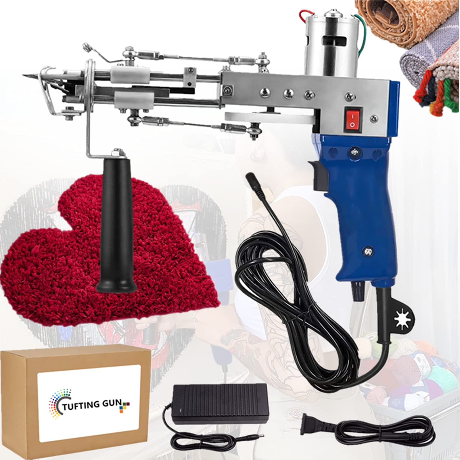 Buy Tufting Rug Tufting Kit Carpet Weaving Machine Cut Pile Electric