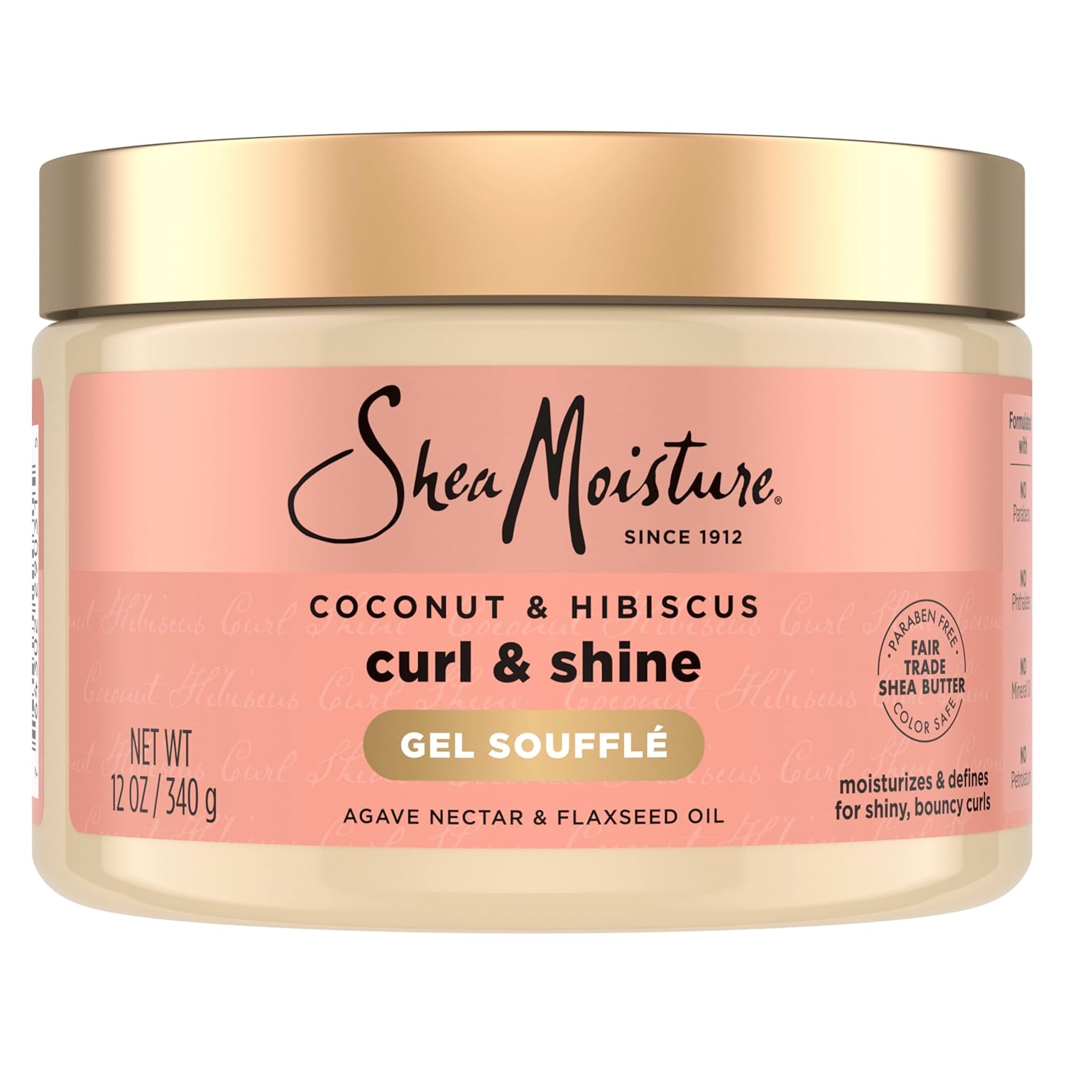 SheaMoisture Curling Gel Souffle Coconut and Hibiscus for Thick, Curly Hair to Moisturize and Protect Hair 12 oz SheaMoisture Curling Gel Souffle Coconut and Hibiscus for Thick, Curly Hair to Moisturize and Protect Hair 12 oz